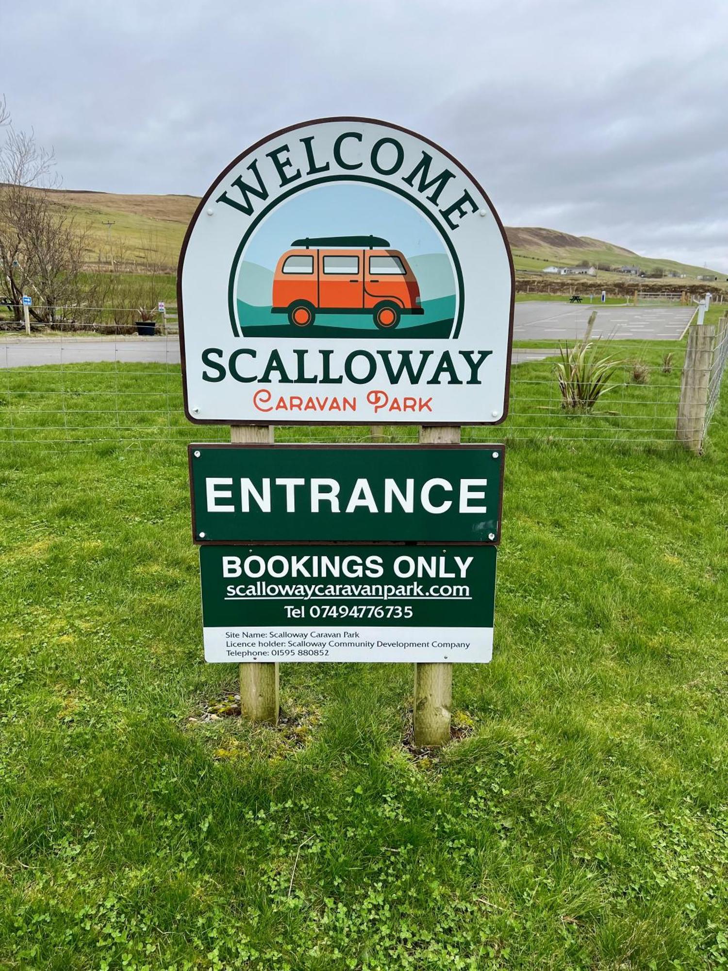Scalloway Caravan Park Buitenkant foto
