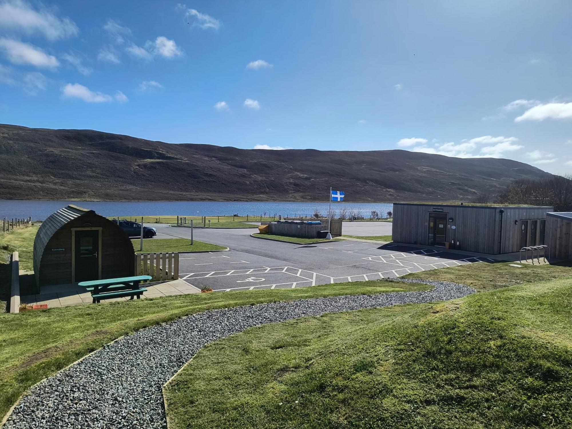 Scalloway Caravan Park Buitenkant foto