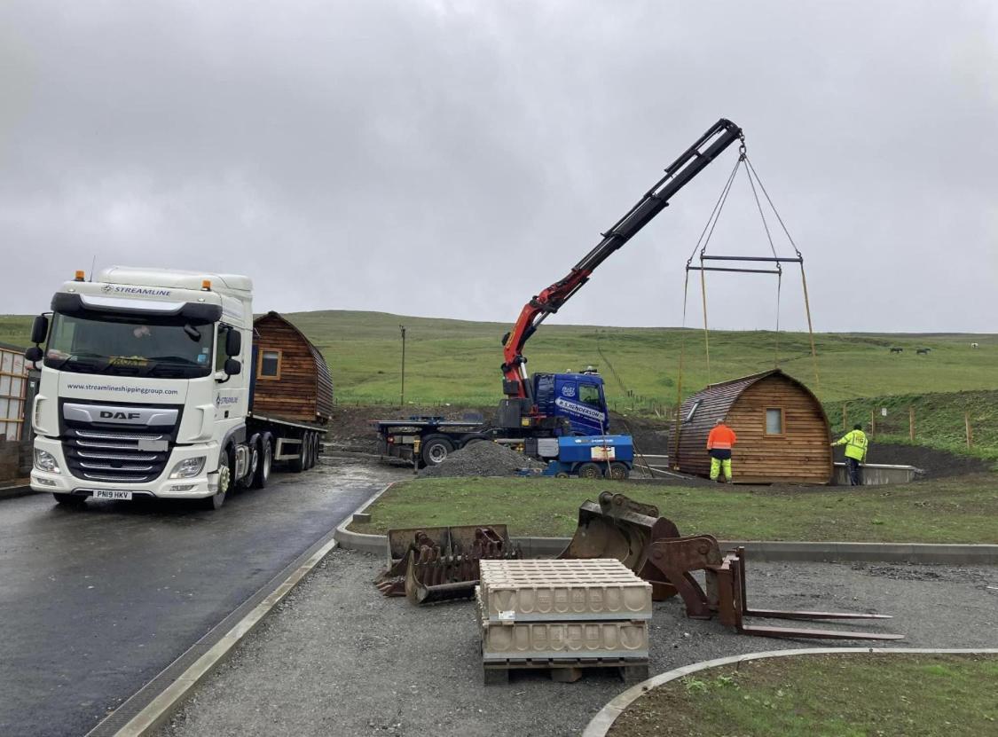 Scalloway Caravan Park Buitenkant foto