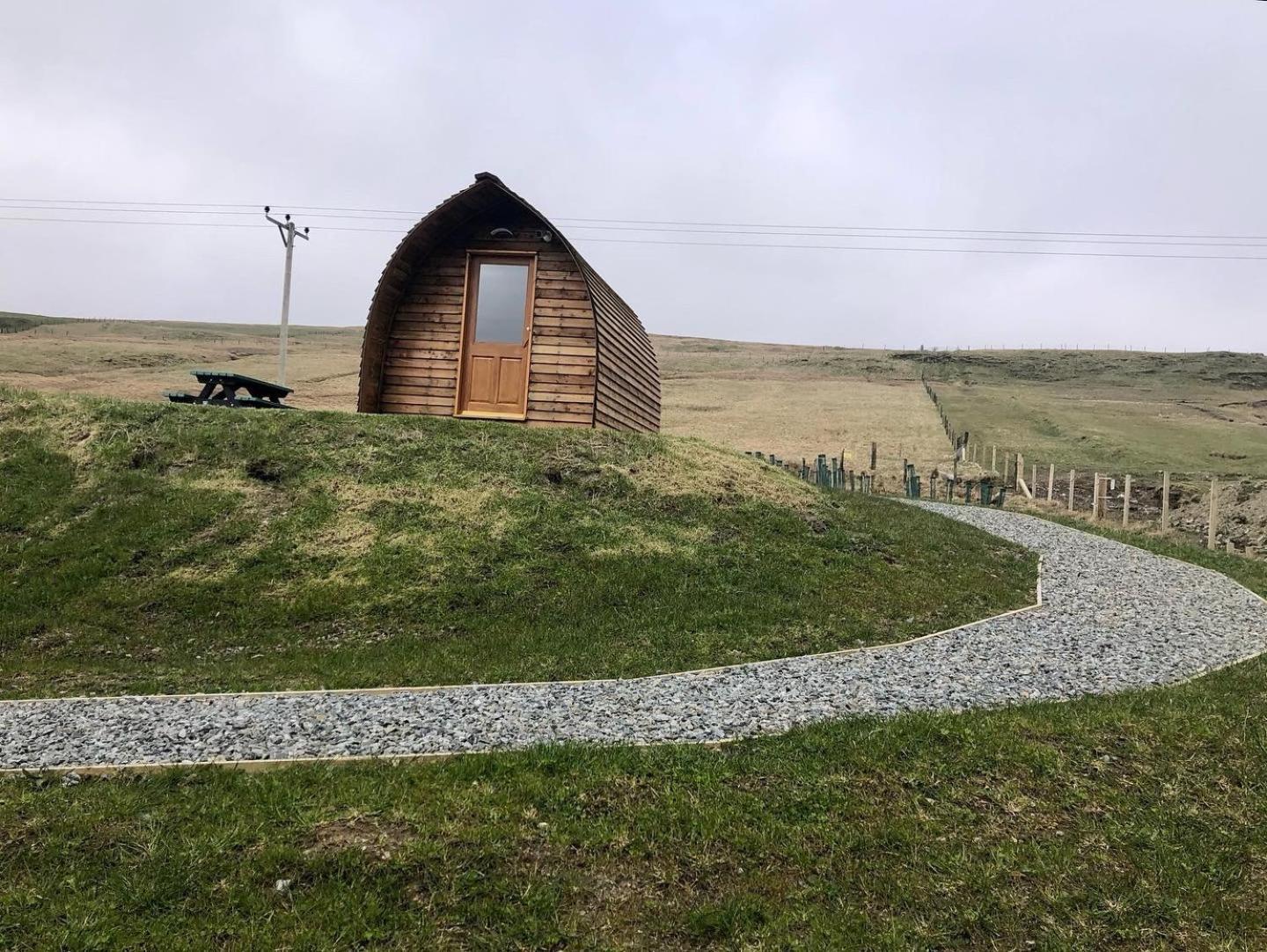 Scalloway Caravan Park Buitenkant foto
